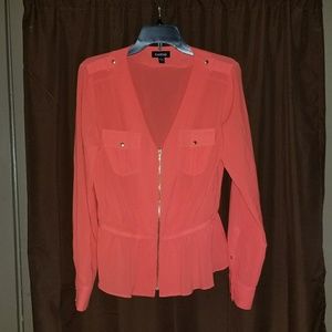 Beautiful Bebe blouse. Like new! Size Medium